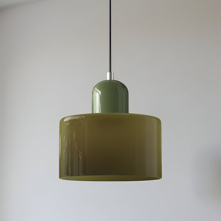 Pendant Light Glass Shade Modern Sculptural Hanging Lamp