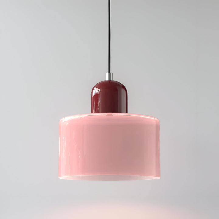 Pendant Light Glass Shade Modern Sculptural Hanging Lamp
