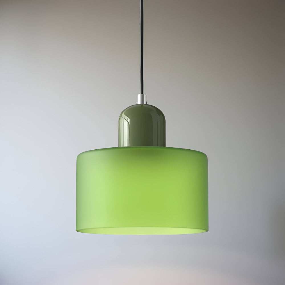 Pendant Light Glass Shade Modern Sculptural Hanging Lamp