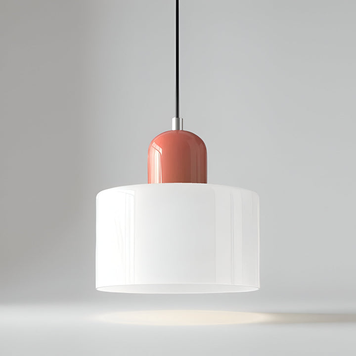 Pendant Light Glass Shade Modern Sculptural Hanging Lamp