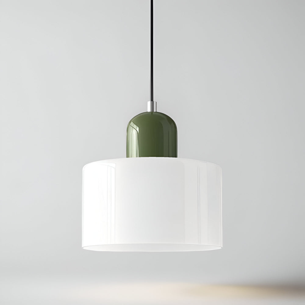 Pendant Light Glass Shade Modern Sculptural Hanging Lamp