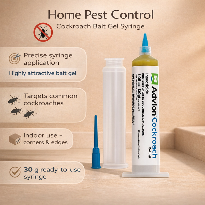 Cockroach Killer Gel Indoor Application Syringe Pest Control