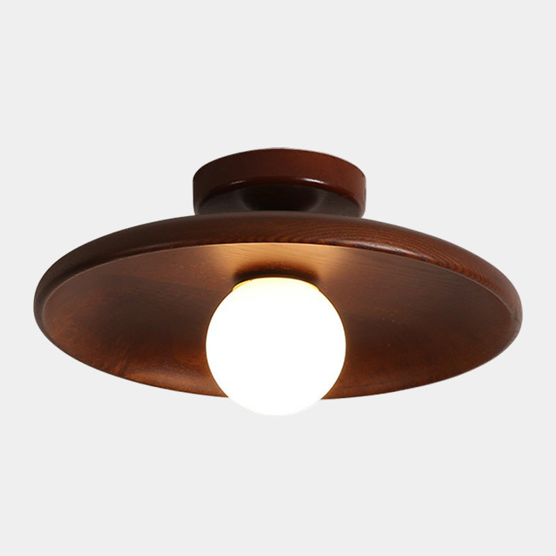 Plafond Lumineux Plat en Bois Élégant avec Lumière Douce – Design Minimaliste pour Intérieur Moderne 0