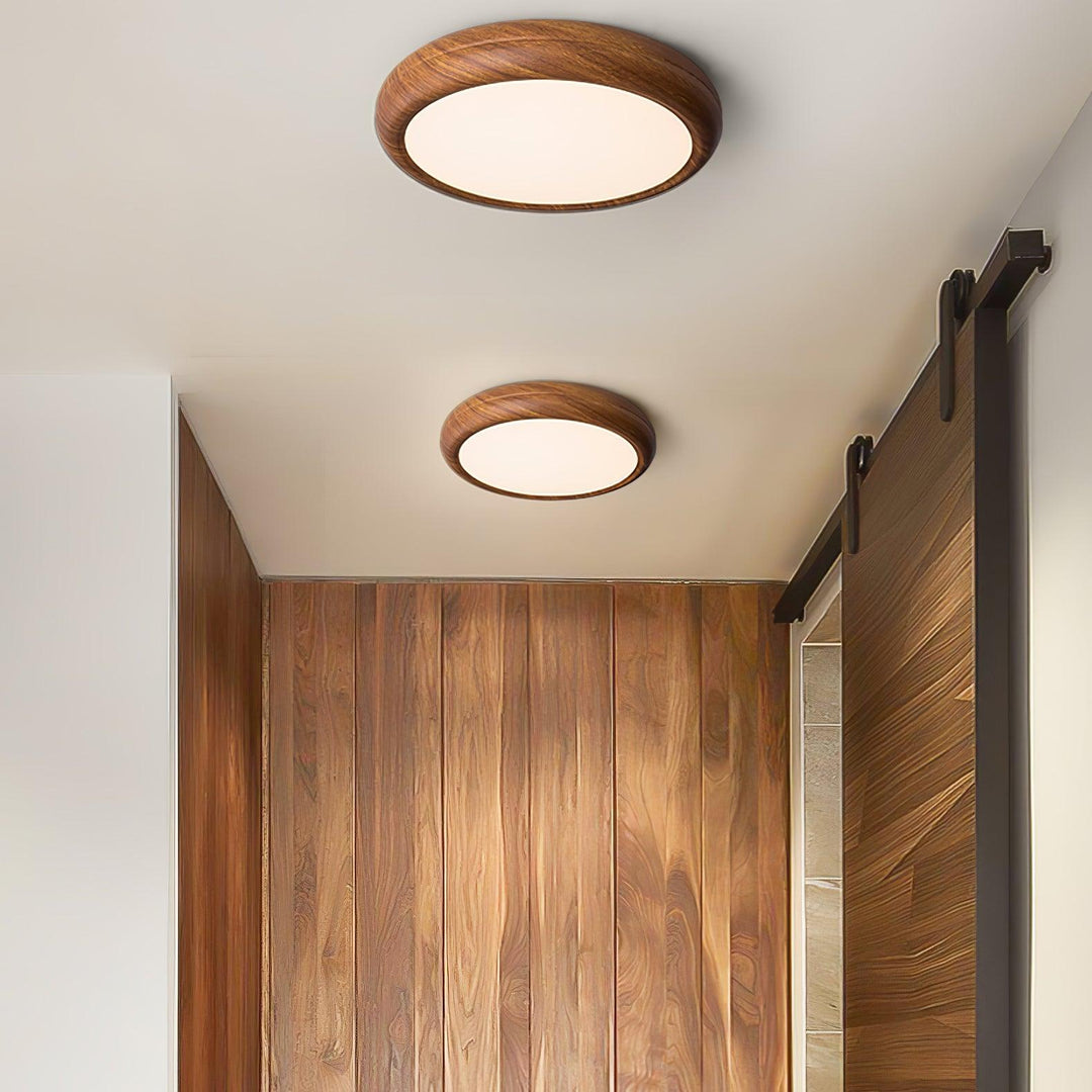 Plafond en Bois Écologique – Éclairage Naturel pour Intérieurs Modernes et Traditionnels, Disponible en 30, 40 et 50 cm 2