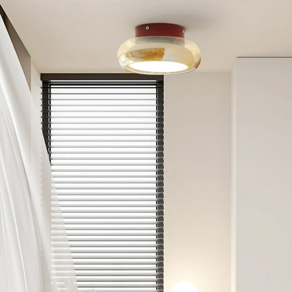 Plafonnier Design LED Énergétiquement Efficace Or et Noir pour Salon et Petits Espaces – Luminaire Moderne 20 cm 3