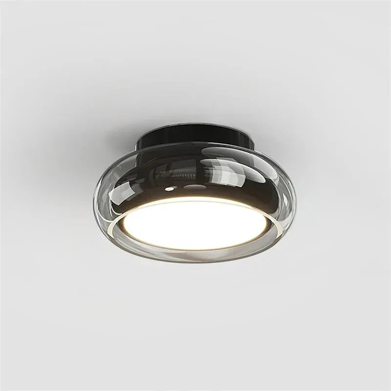 Plafonnier Design LED Énergétiquement Efficace Or et Noir pour Salon et Petits Espaces – Luminaire Moderne 20 cm 4