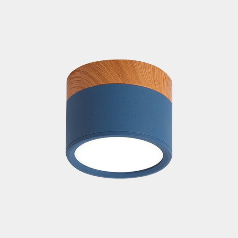 Plafonnier Design en Métal et Bois pour Cuisine – Lampe Plafond Élégante et Compacte 18 x 15 cm 5