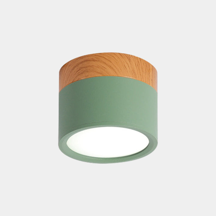Plafonnier Design en Métal et Bois pour Cuisine – Lampe Plafond Élégante et Compacte 18 x 15 cm 7