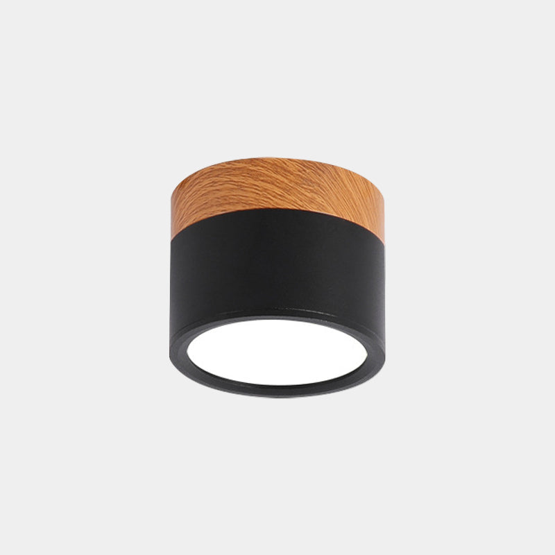 Plafonnier Design en Métal et Bois pour Cuisine – Lampe Plafond Élégante et Compacte 18 x 15 cm 8