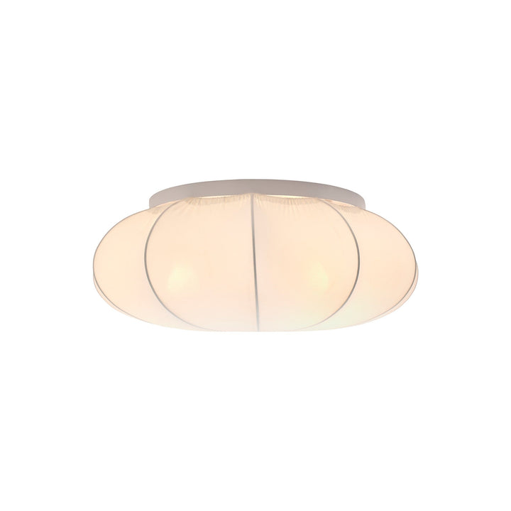Plafonnier Design en Tissu Doux – Éclairage Chaleureux pour Salon et Chambre, Installation Facile, 60 cm 3