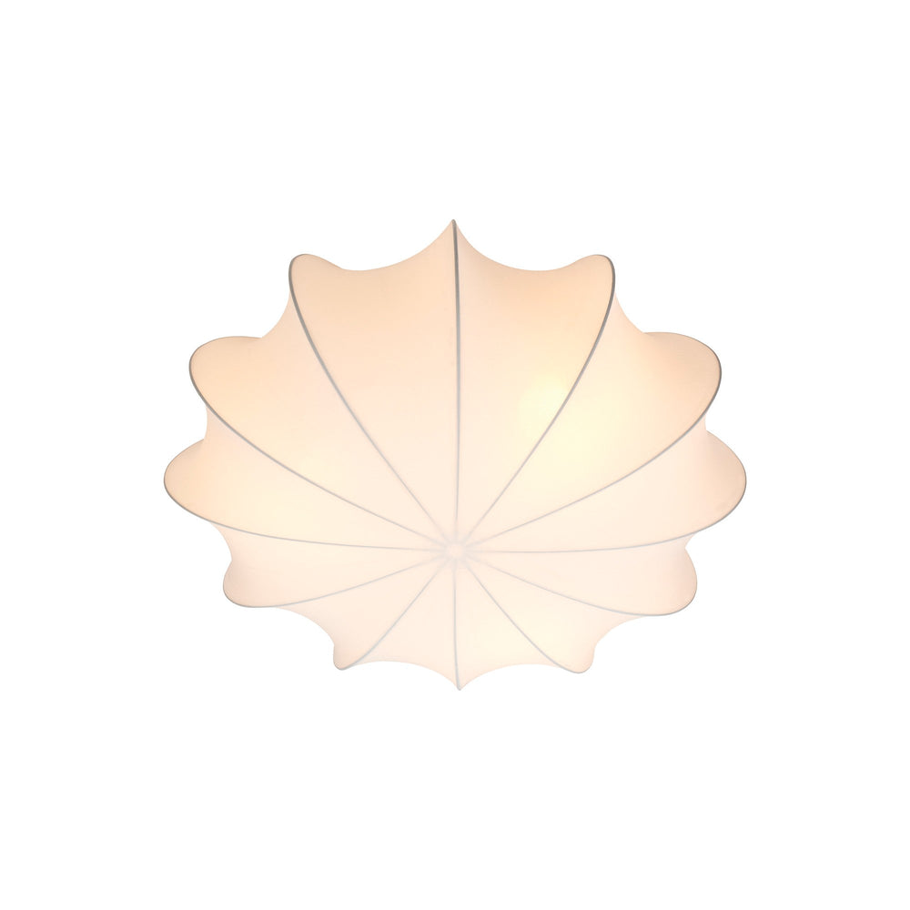 Plafonnier Design en Tissu Doux pour Salon et Chambre – Lampe de Plafond ÉléGante avec Éclairage Confortable, 60 cm 0