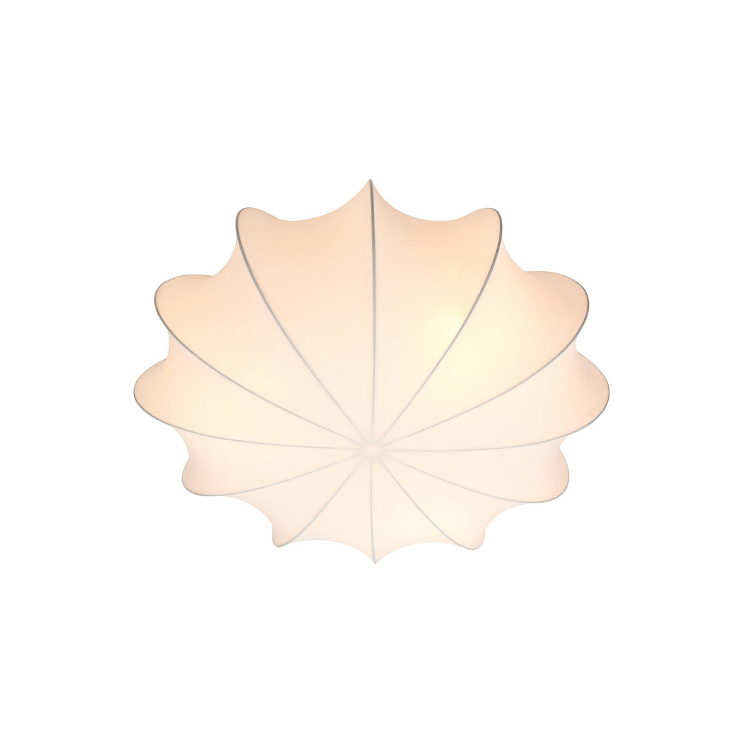 Plafonnier Design en Tissu Doux pour Salon et Chambre – Lampe de Plafond ÉléGante avec Éclairage Confortable, 60 cm 0