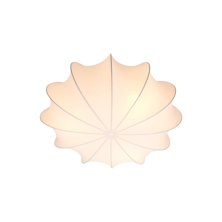 Plafonnier Design en Tissu Doux pour Salon et Chambre – Lampe de Plafond ÉléGante avec Éclairage Confortable, 60 cm 0