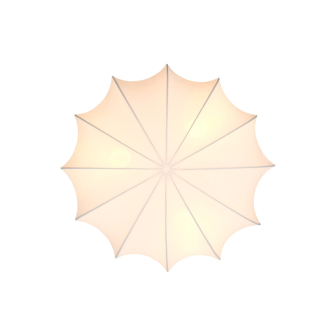 Plafonnier Design en Tissu Doux pour Salon et Chambre – Lampe de Plafond ÉléGante avec Éclairage Confortable, 60 cm 2