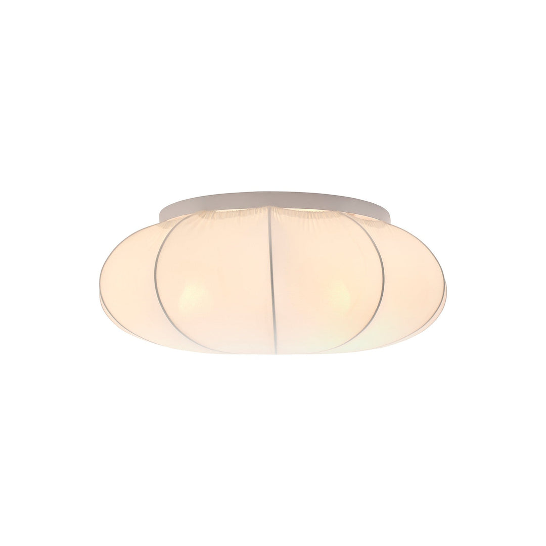Plafonnier Design en Tissu Doux pour Salon et Chambre – Lampe de Plafond ÉléGante avec Éclairage Confortable, 60 cm 3