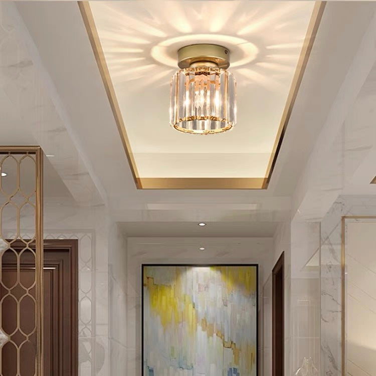 Plafonnier Design en Verre Cristal pour Salon et Chambre – Luminaire Élégant avec Base en Laiton, Installation Facile 10