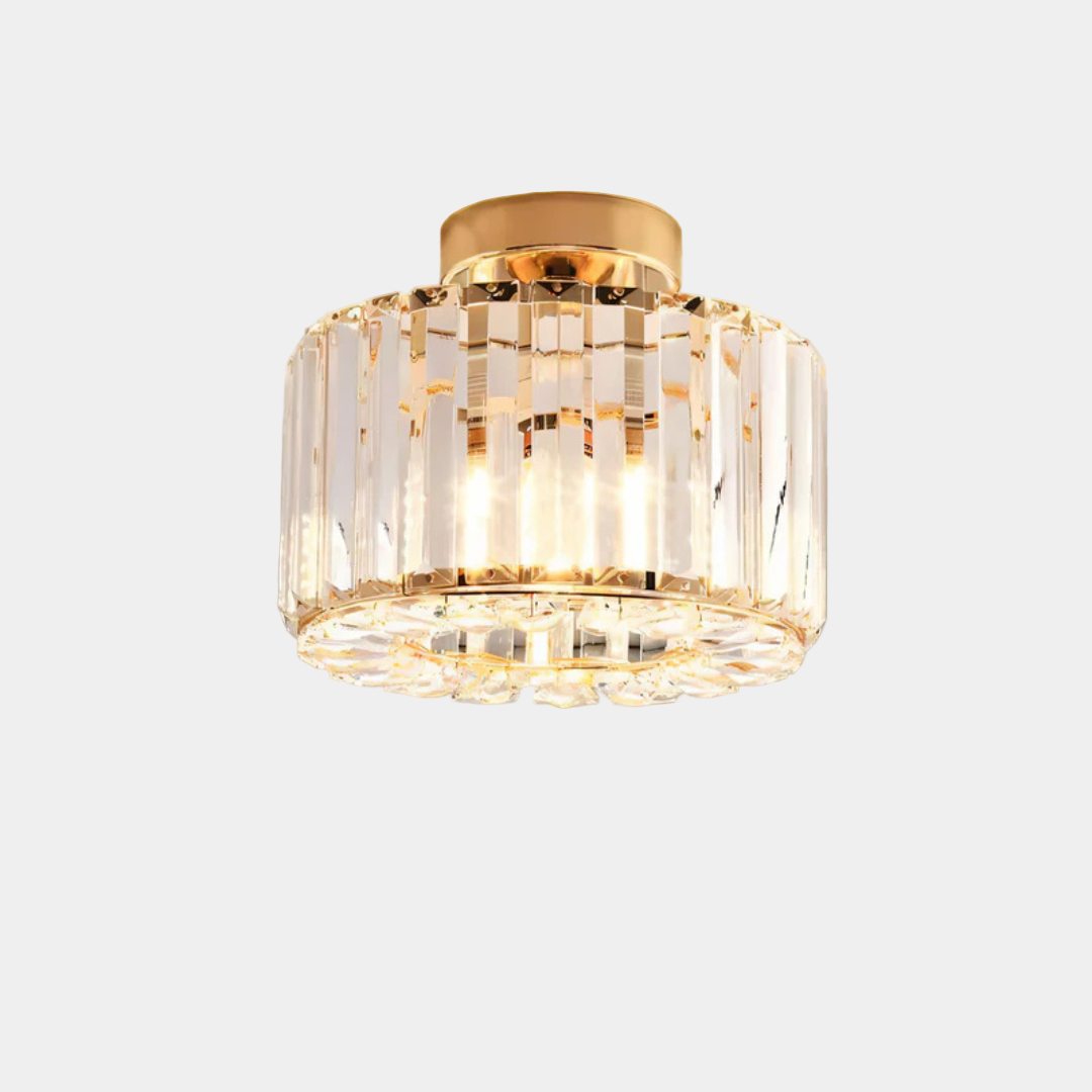 Plafonnier Élégant en Cristaux pour Salon, Chambre et Cuisine - Éclairage LED Moderne et Sophistiqué 5