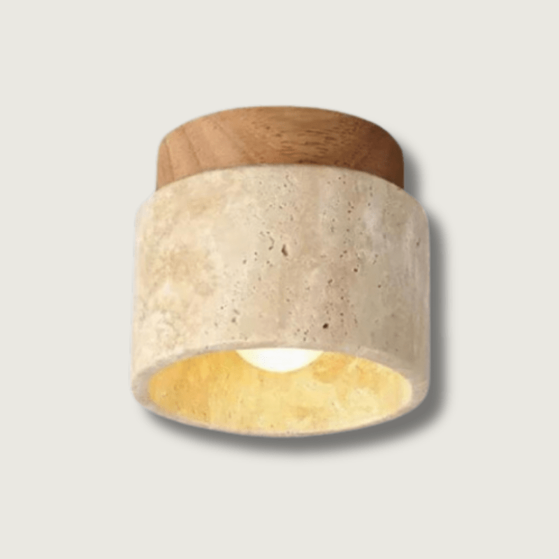 Plafonnier LED Design Élégant en Voyage Naturel pour Salon et Couloirs - Éclairage Moderne Intégré 24W 0