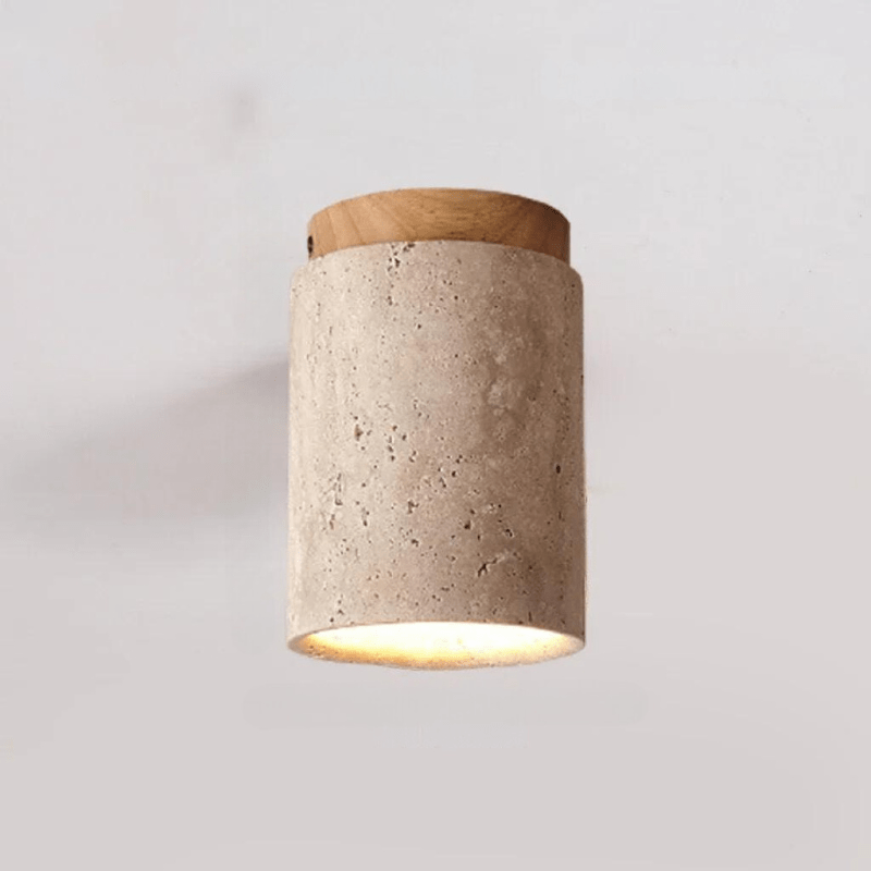 Plafonnier LED Design Élégant en Voyage Naturel pour Salon et Couloirs - Éclairage Moderne Intégré 24W 8