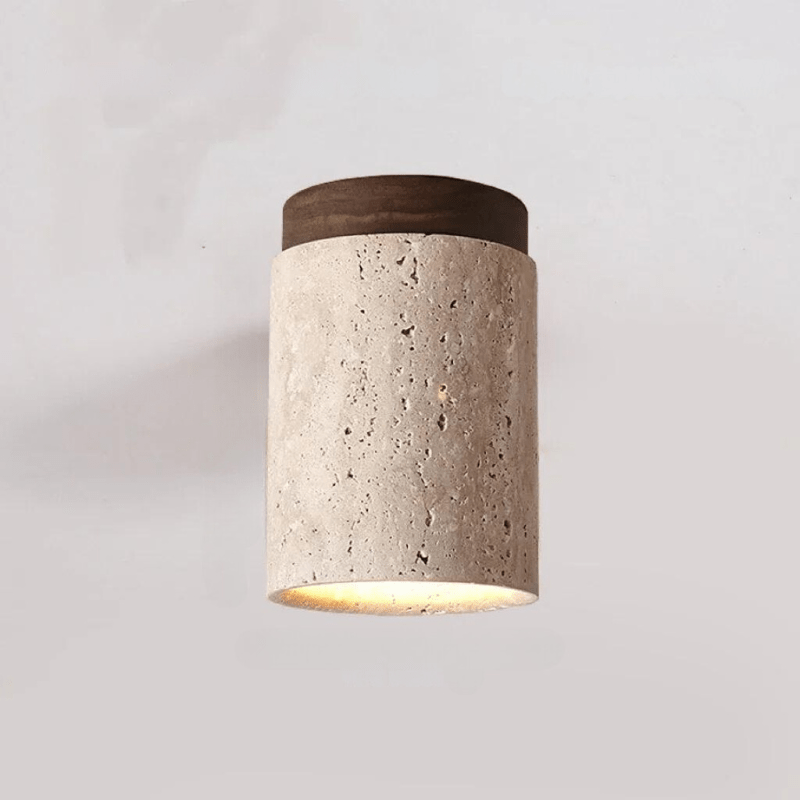 Plafonnier LED Design Élégant en Voyage Naturel pour Salon et Couloirs - Éclairage Moderne Intégré 24W 9