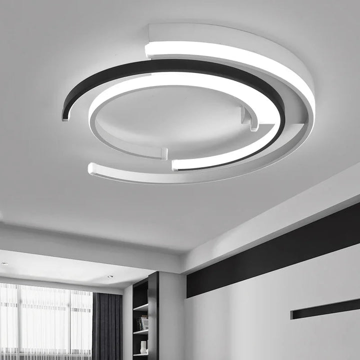Plafonnier LED Design Minimaliste Énergétiquement Efficace pour Salon – Éclairage LED Plafond Moderne et Économique 0