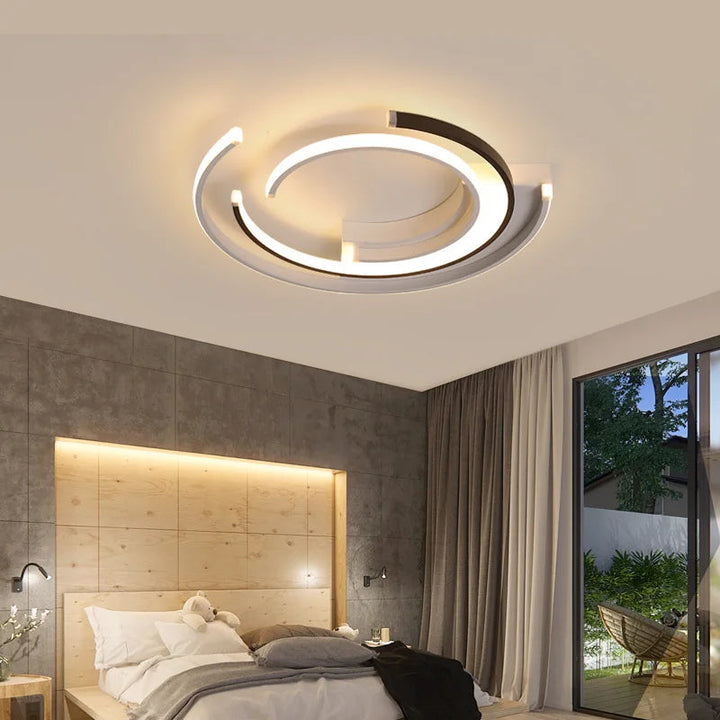 Plafonnier LED Design Minimaliste Énergétiquement Efficace pour Salon – Éclairage LED Plafond Moderne et Économique 3