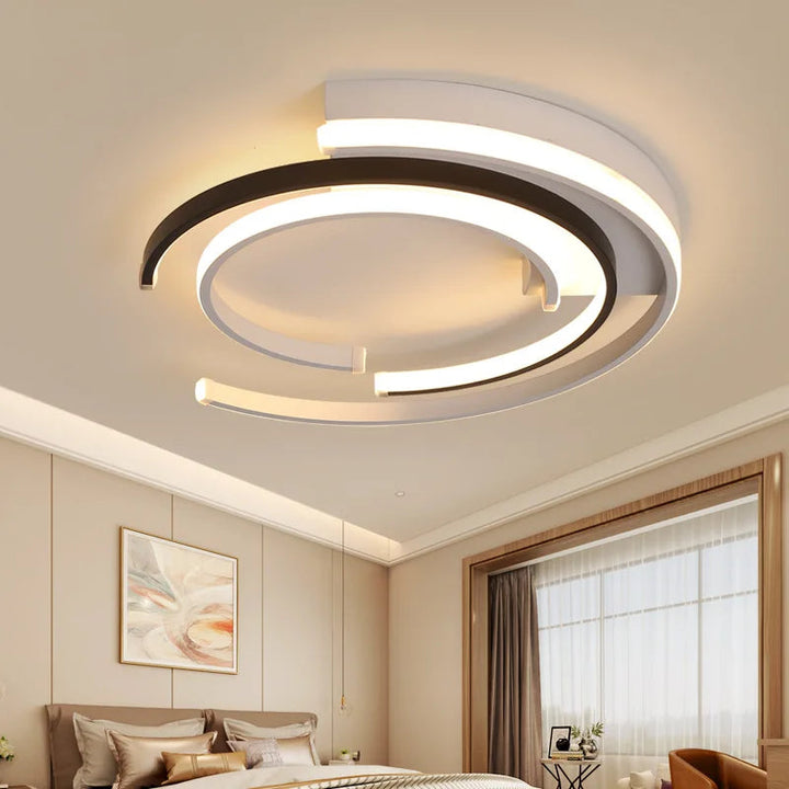 Plafonnier LED Design Minimaliste Énergétiquement Efficace pour Salon – Éclairage LED Plafond Moderne et Économique 4