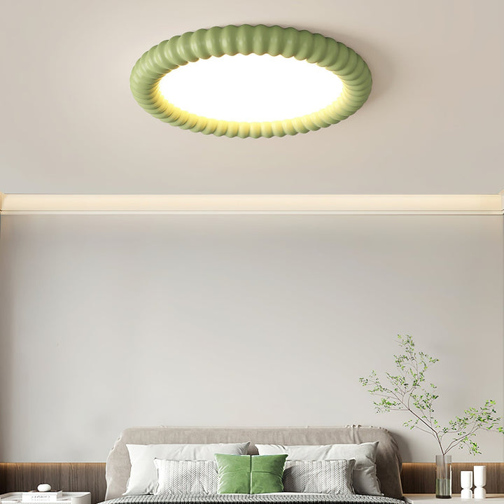 Plafonnier LED Design Moderne Ø 50 cm avec Effet Halo - Luminaire Plafonnier pour Salon et Salles à Manger 2