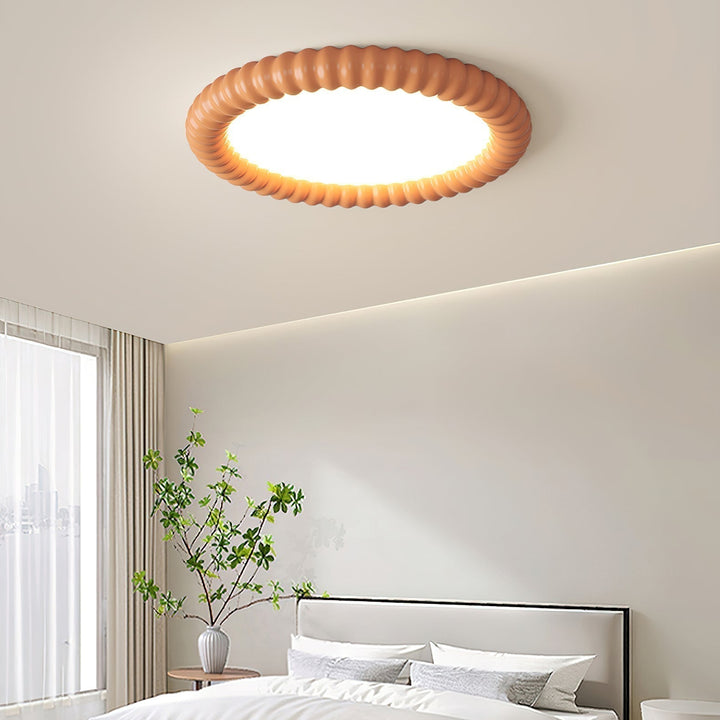 Plafonnier LED Design Moderne Ø 50 cm avec Effet Halo - Luminaire Plafonnier pour Salon et Salles à Manger 3