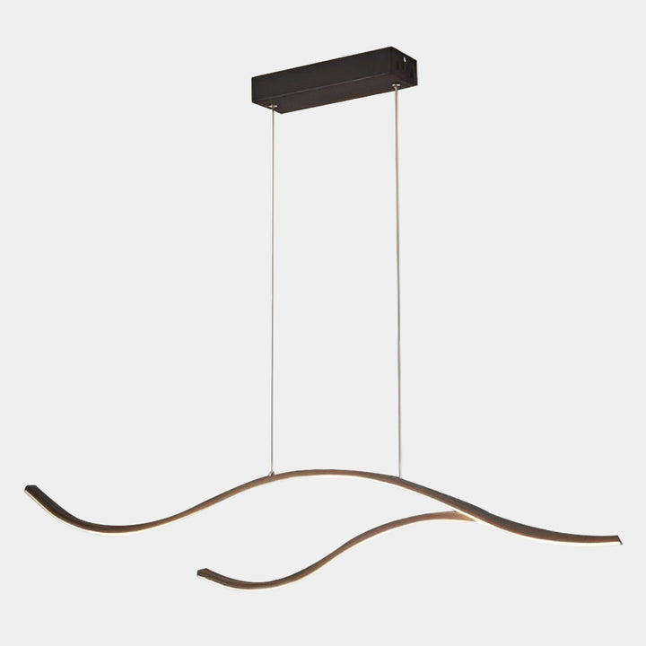 Plafonnier LED Design Ondulé pour Salon – Éclairage Moderne Économique en Métal 13