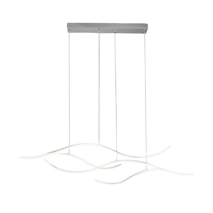Plafonnier LED Design Ondulé pour Salon – Éclairage Moderne Économique en Métal 6