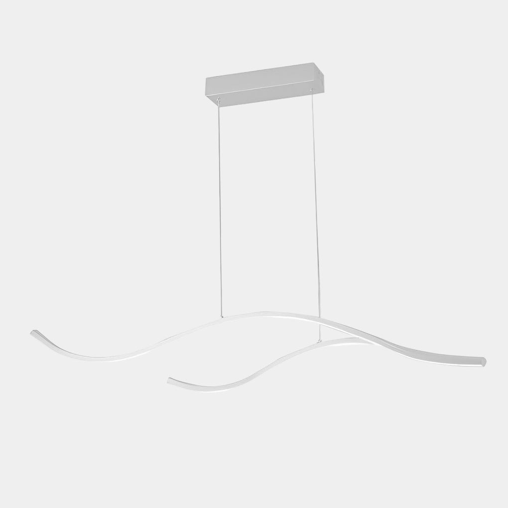 Plafonnier LED Design Ondulé pour Salon – Éclairage Moderne Économique en Métal 7