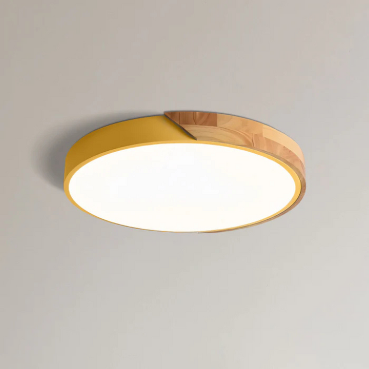 Plafonnier LED Design Scandinave en Bois et Acrylique pour Salon et Intérieurs Modernes – Éclairage LED Plafond Élégant 13