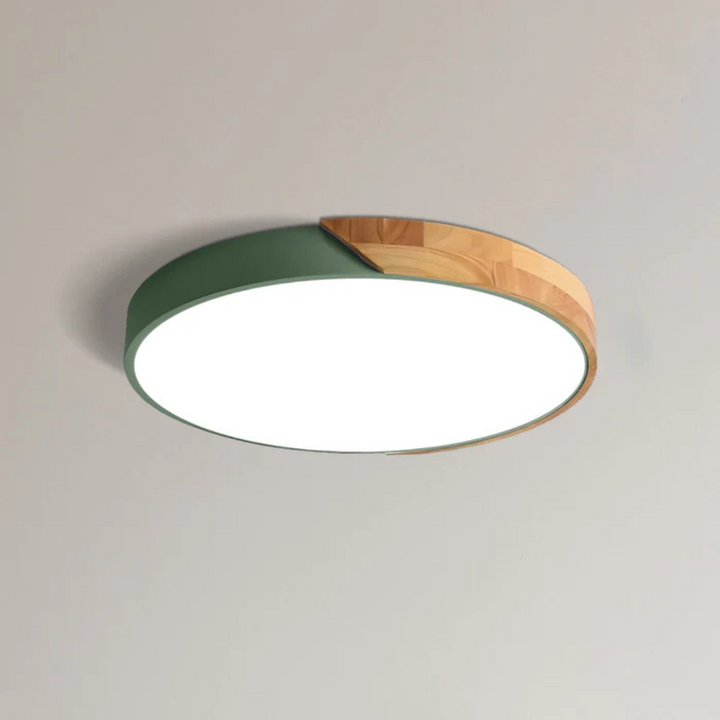 Plafonnier LED Design Scandinave en Bois et Acrylique pour Salon et Intérieurs Modernes – Éclairage LED Plafond Élégant 15