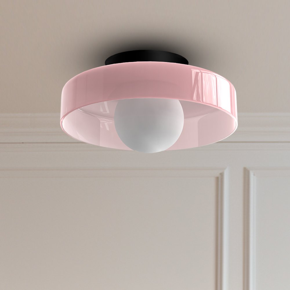 Plafonnier LED Design en Verre Économique avec Éclairage Ajustable pour Intérieurs Modernes – Diamètre 25 cm 1