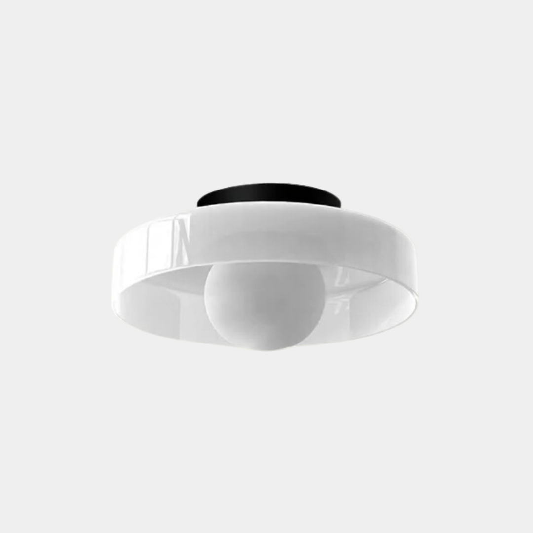 Plafonnier LED Design en Verre Économique avec Éclairage Ajustable pour Intérieurs Modernes – Diamètre 25 cm 11