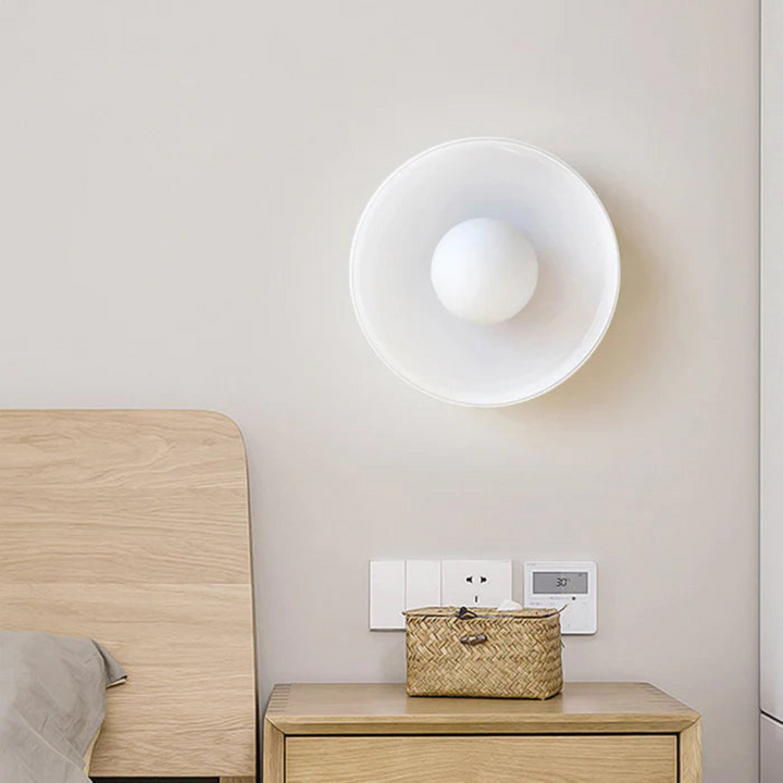 Plafonnier LED Design en Verre Économique avec Éclairage Ajustable pour Intérieurs Modernes – Diamètre 25 cm 3