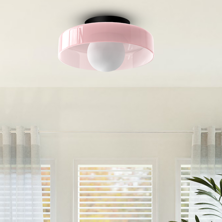 Plafonnier LED Design en Verre Économique avec Éclairage Ajustable pour Intérieurs Modernes – Diamètre 25 cm 5