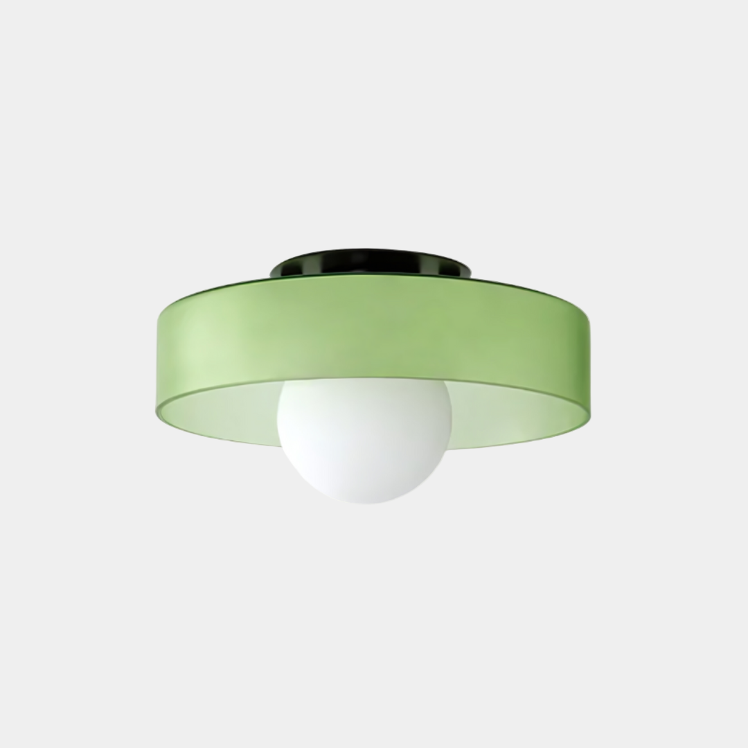 Plafonnier LED Design en Verre Économique avec Éclairage Ajustable pour Intérieurs Modernes – Diamètre 25 cm 7