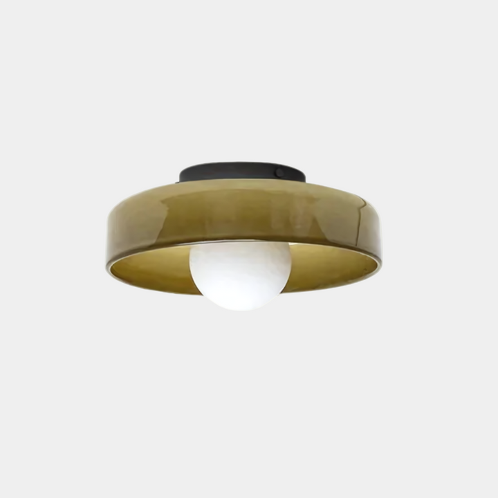 Plafonnier LED Design en Verre Économique avec Éclairage Ajustable pour Intérieurs Modernes – Diamètre 25 cm 8