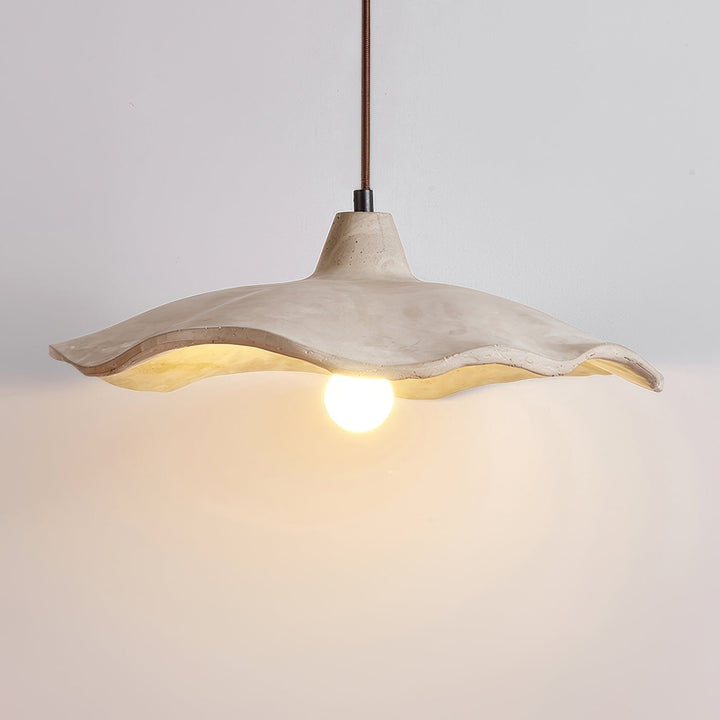 Plafonnier en Pierre Naturelle Design Wabi-Sabi pour Salon et Chambre - Luminaire Apaisant et Minimaliste 0
