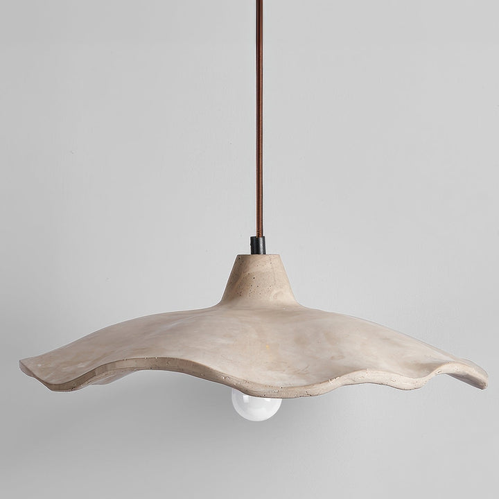 Plafonnier en Pierre Naturelle Design Wabi-Sabi pour Salon et Chambre - Luminaire Apaisant et Minimaliste 1