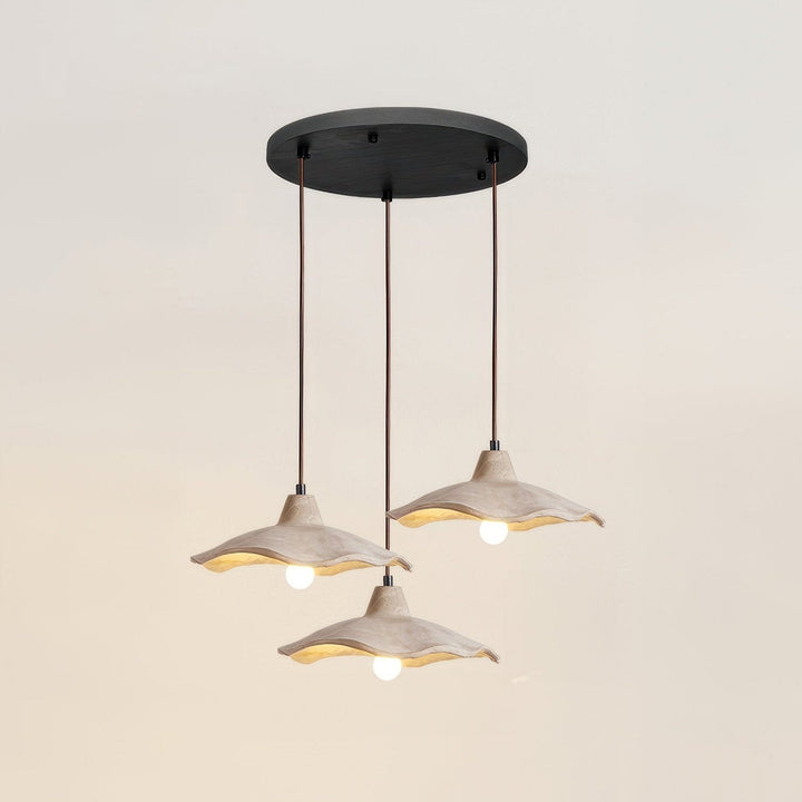 Plafonnier en Pierre Naturelle Design Wabi-Sabi pour Salon et Chambre - Luminaire Apaisant et Minimaliste 10