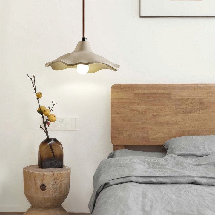 Plafonnier en Pierre Naturelle Design Wabi-Sabi pour Salon et Chambre - Luminaire Apaisant et Minimaliste 2