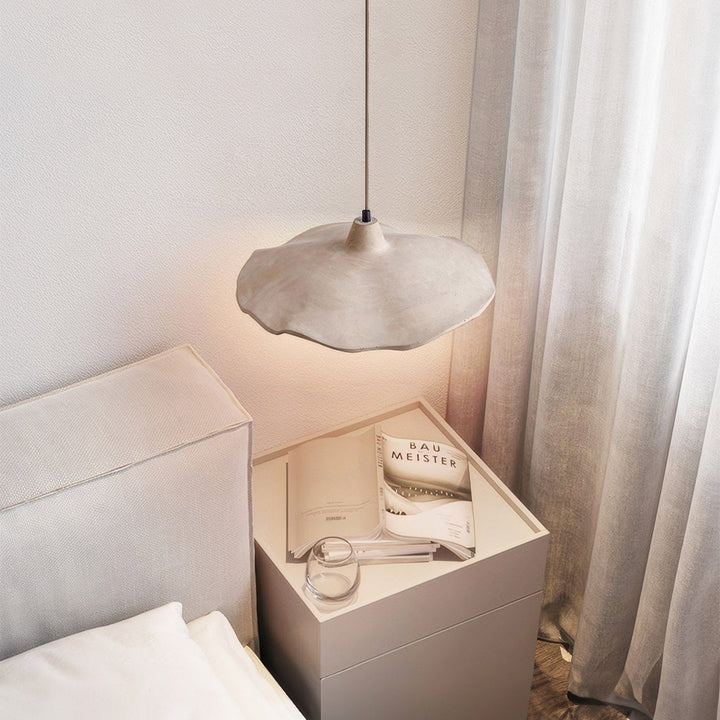 Plafonnier en Pierre Naturelle Design Wabi-Sabi pour Salon et Chambre - Luminaire Apaisant et Minimaliste 3