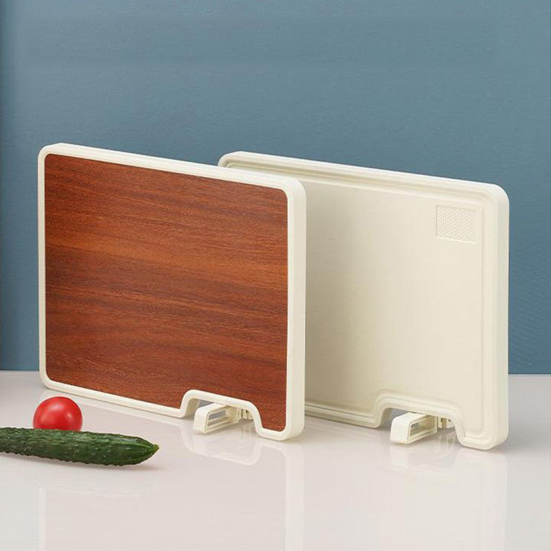 Planche à Découper Antibactérienne Réversible en Plastique Sans BPA – 40 cm x 30 cm, Idéale pour Viandes et Légumes 1