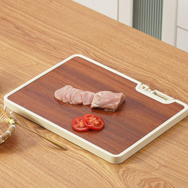 Planche à Découper Antibactérienne Réversible en Plastique Sans BPA – 40 cm x 30 cm, Idéale pour Viandes et Légumes 2