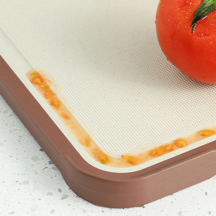 Planche à Découper Antibactérienne en Bois Double Face Antidérapante – 40 x 30,5 cm pour Cuisine Hygiénique 5