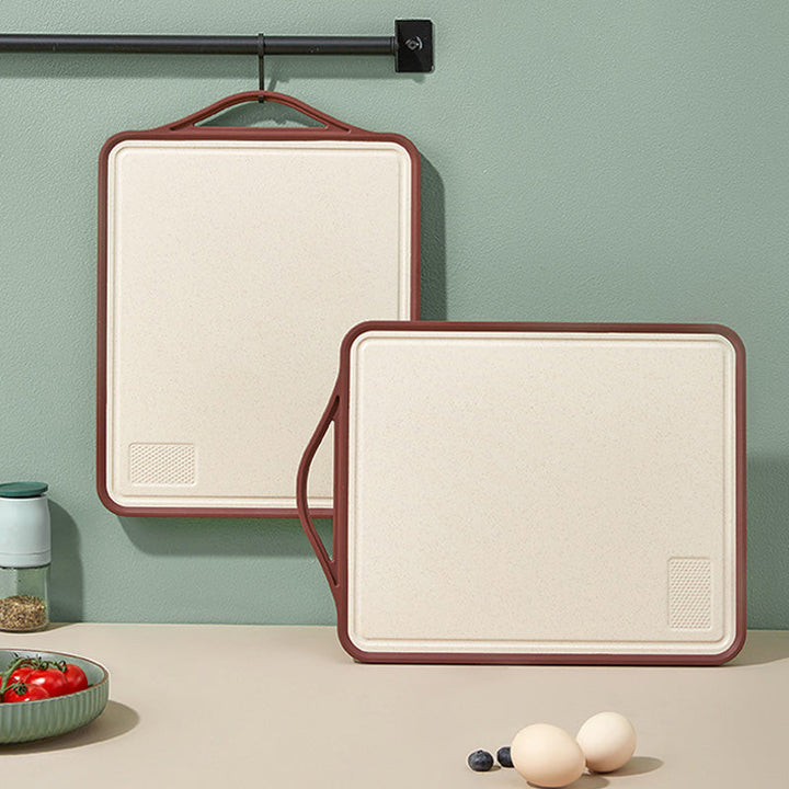 Planche à Découper Antibactérienne en Bois Double Face Antidérapante – 40 x 30,5 cm pour Cuisine Hygiénique 7