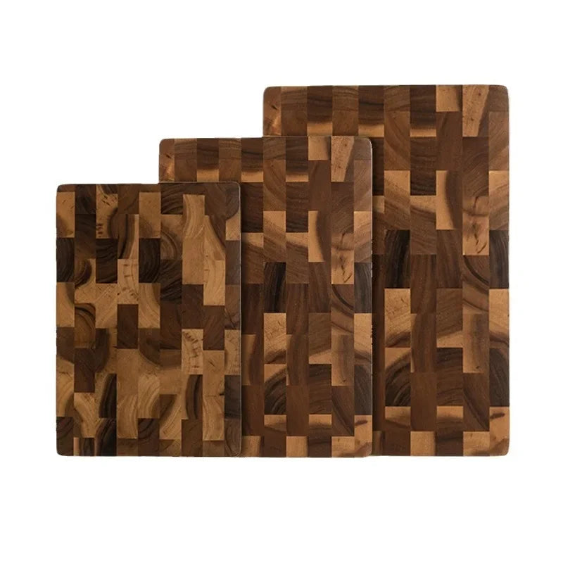Planche à Découper en Bois d'Acacia à Double Faces avec Système de Drainage – Résistante et Pratique pour Cuisine 4